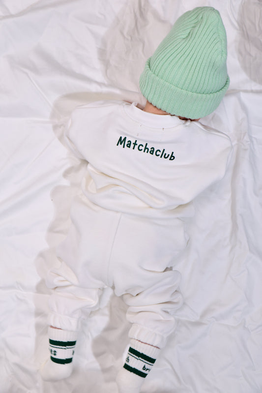 Matcha sweatshirt - coconut milk