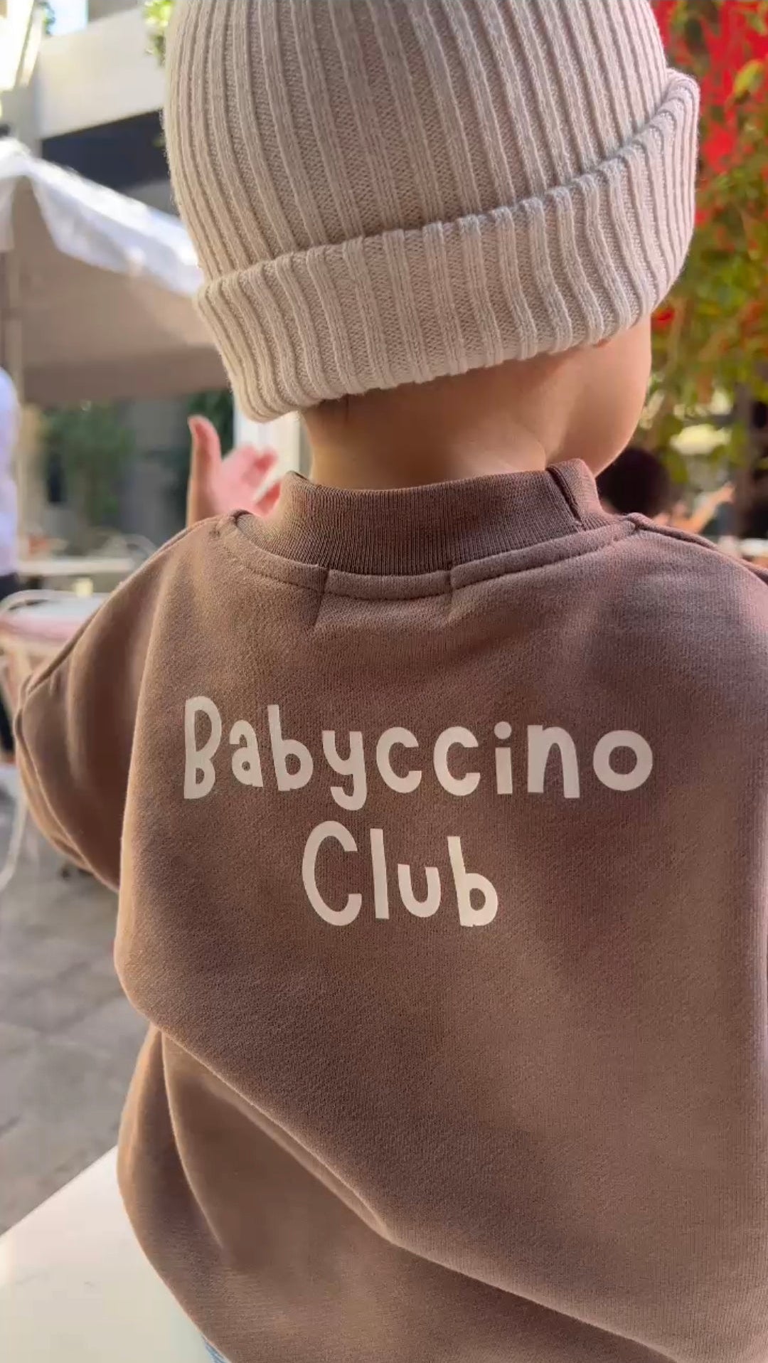 Babyccino sweatshirt - cacao brown