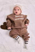 Bonne Journee Cotton Set – Sweatshirt + Pants