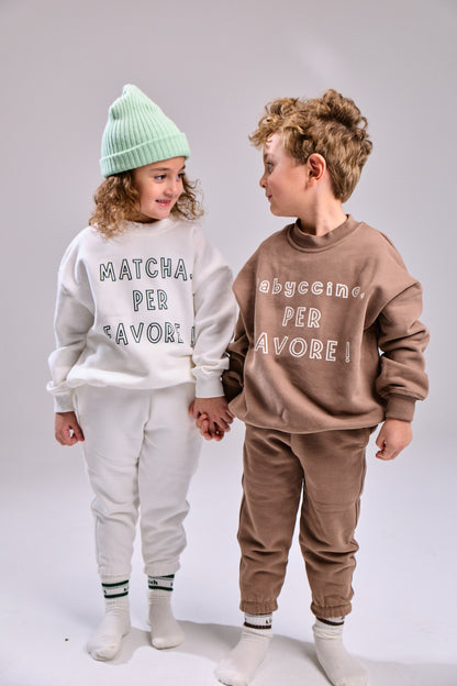 Babyccino sweatshirt - cacao brown