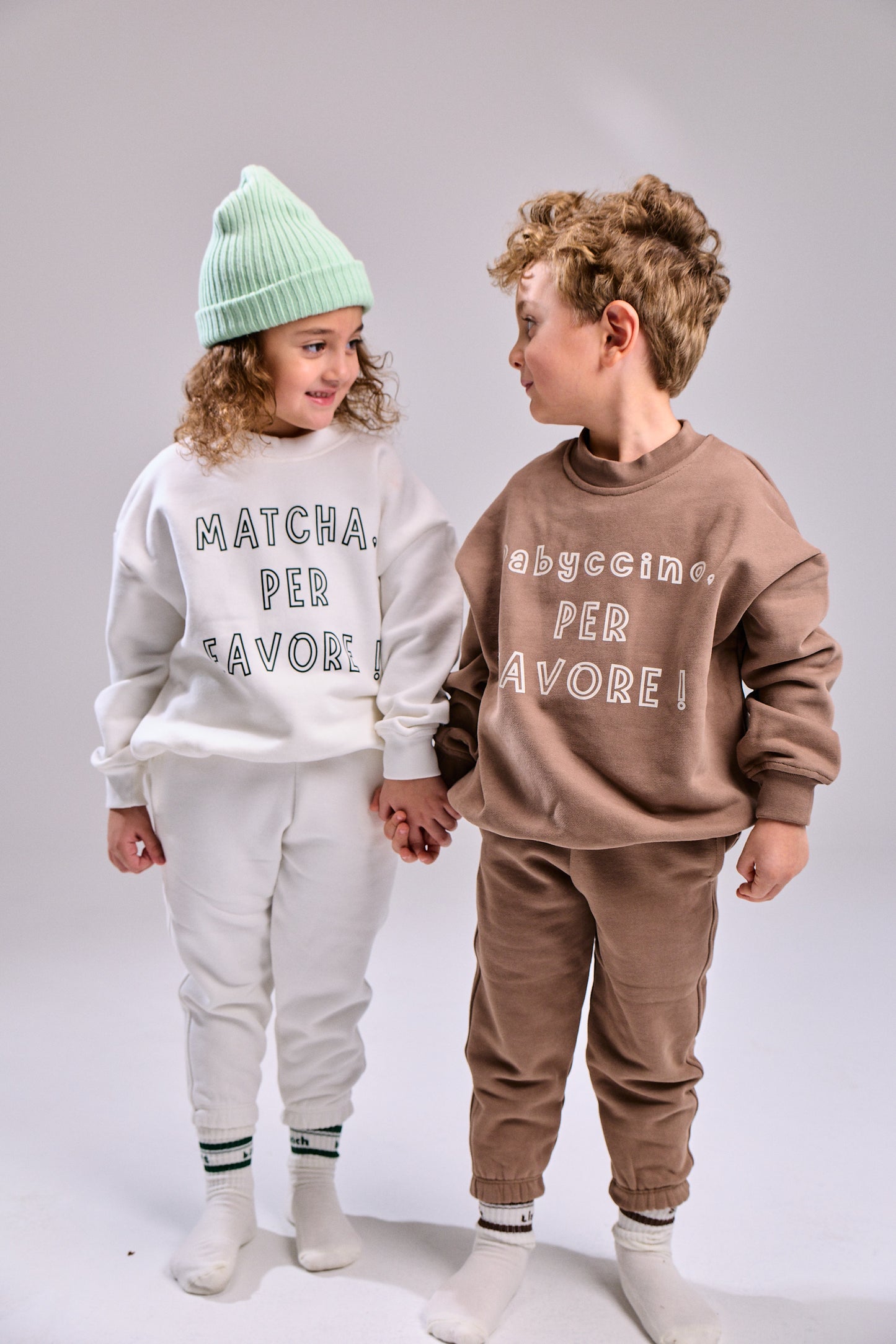 Babyccino Cotton Set – Sweatshirt + Pants