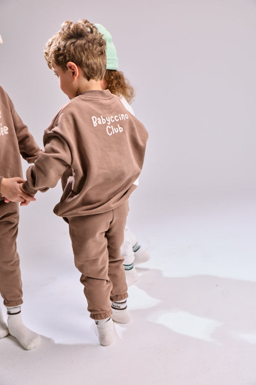 Babyccino sweatshirt - cacao brown