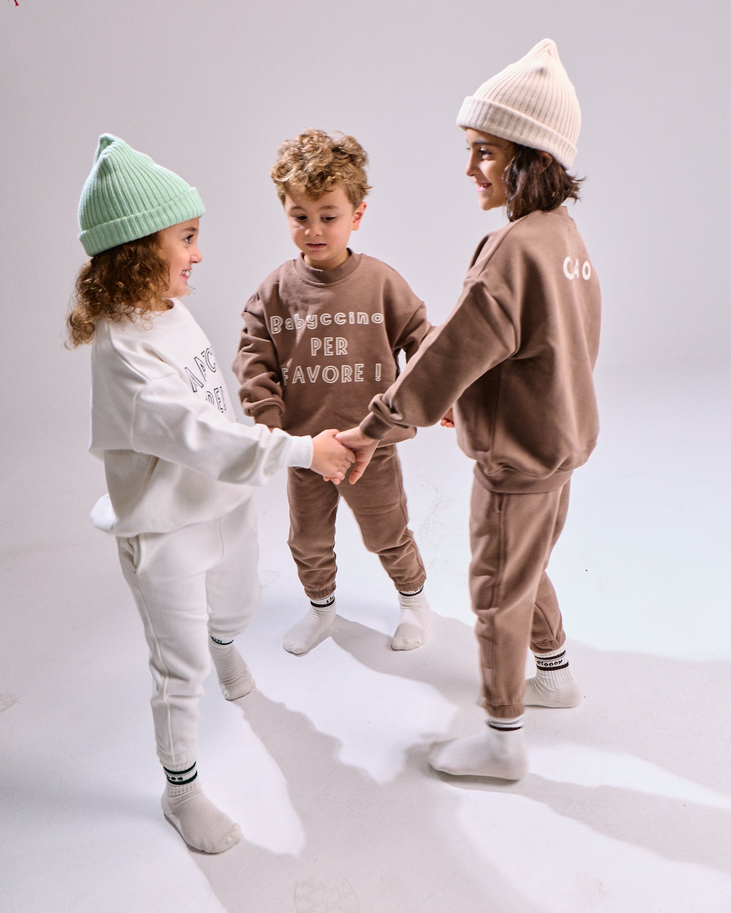 Babyccino Cotton Set – Sweatshirt + Pants
