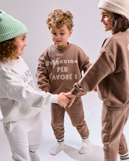 Babyccino Cotton Set – Sweatshirt + Pants