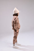 The relaxed sweatpant - cacao brown