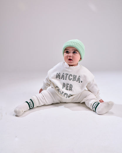 Matcha Cotton Set – Sweatshirt & Pants