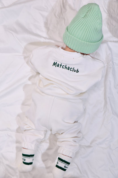 Matcha sweatshirt - coconut milk