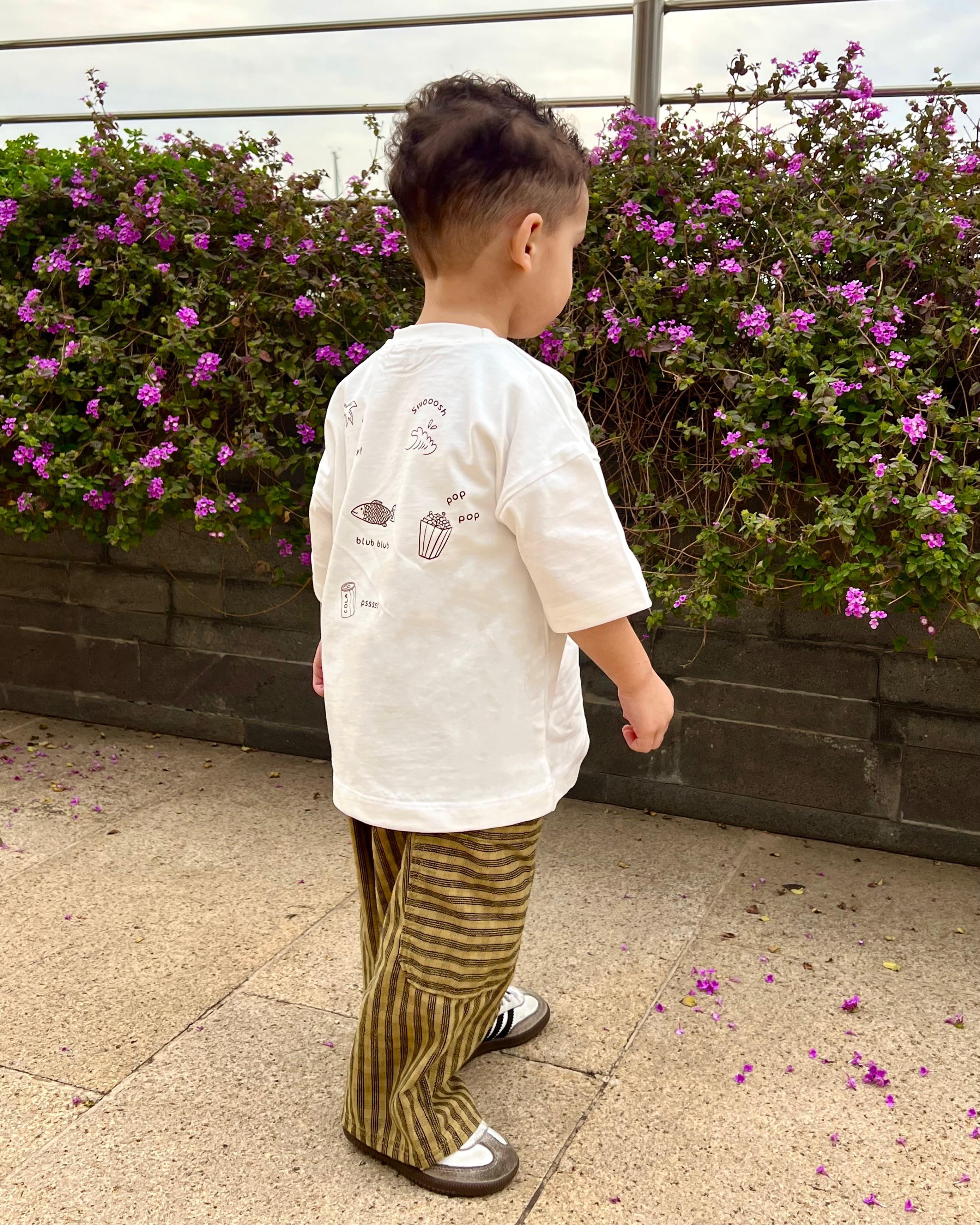 Olive Check Cargo Pants