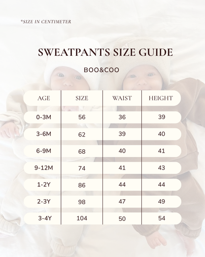 The relaxed sweatpant - cacao brown