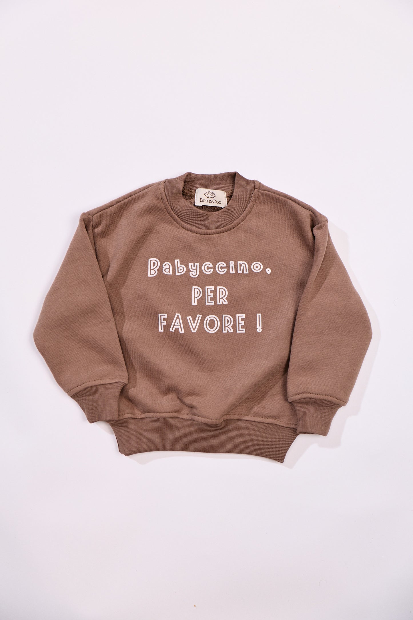 Babyccino sweatshirt - cacao brown