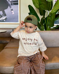 Juice Club Oversized T-Shirt - Oat Milk