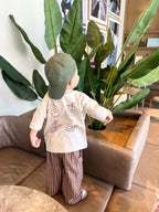 Juice Club Oversized T-Shirt - Oat Milk