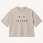 Bon Voyage Oversized t-shirt - Toasted Almond