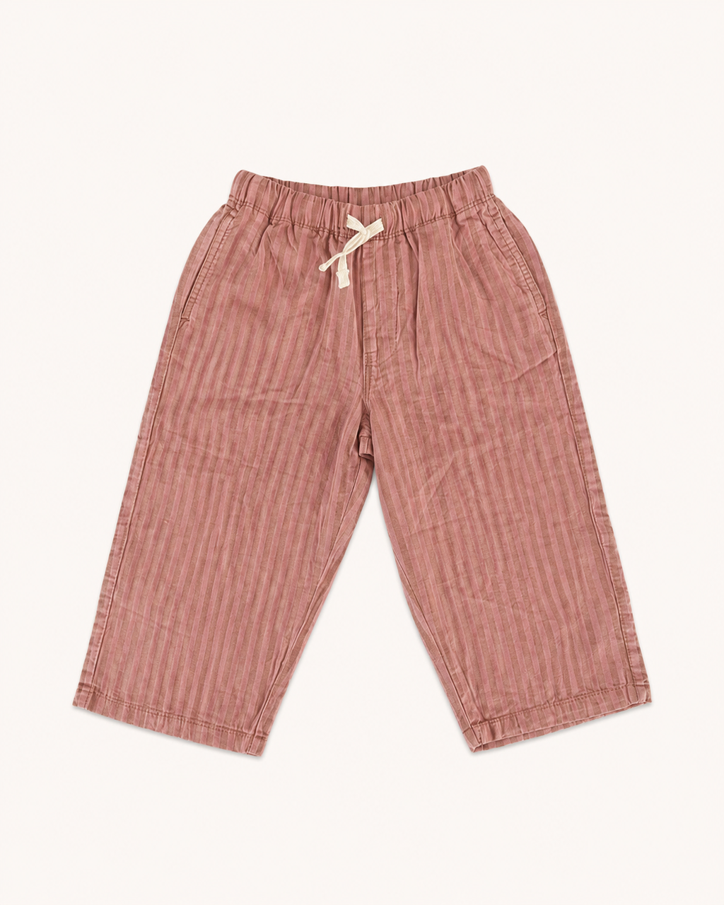Blush Stripe Wide Leg Baby Pants