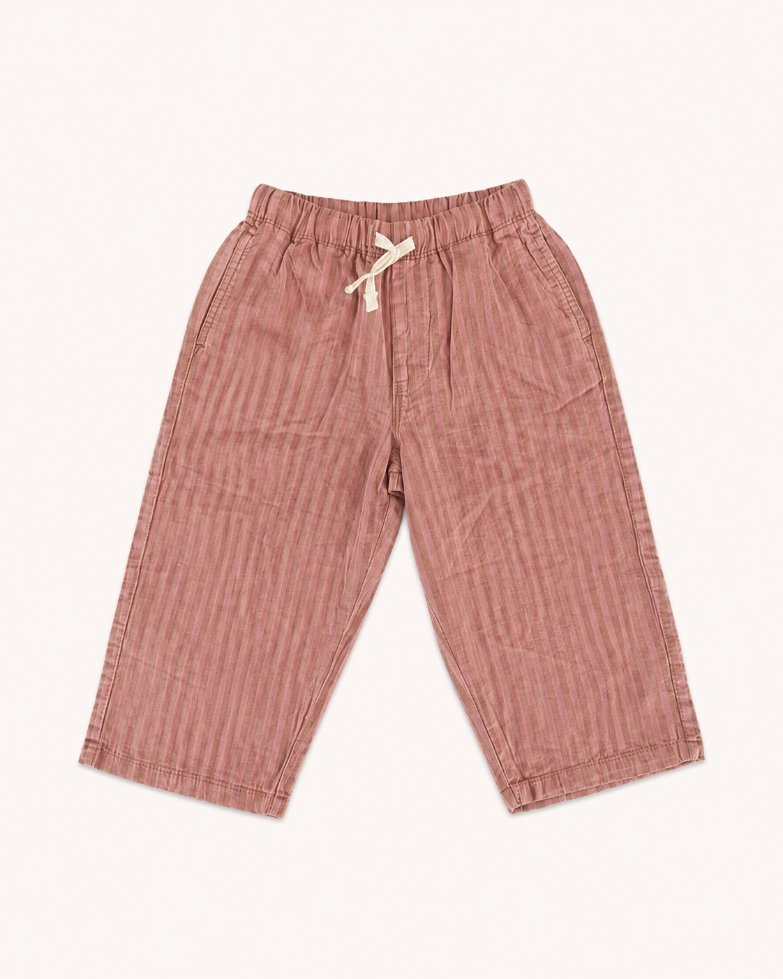 Blush Stripe Wide Leg Baby Pants