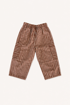 Mocha Check Cargo Pants