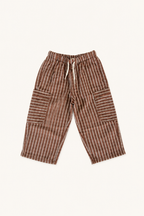 Mocha Check Cargo Pants