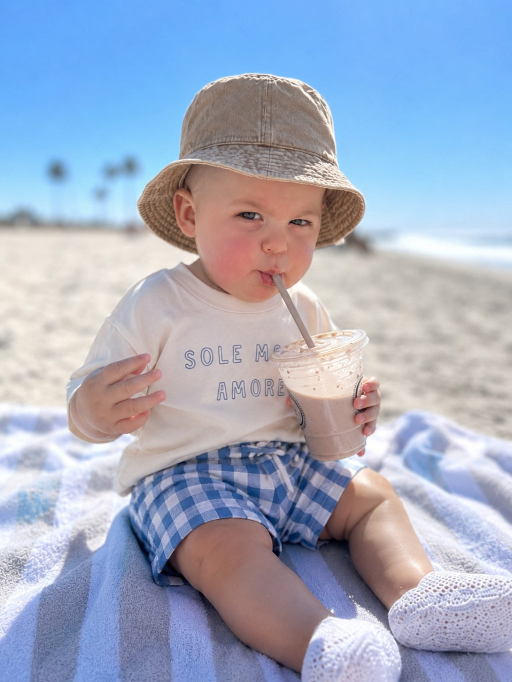 Sky Blue Dolce Picnic Shorts