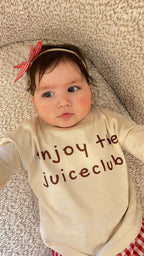 Juice Club Oversized T-Shirt - Oat Milk