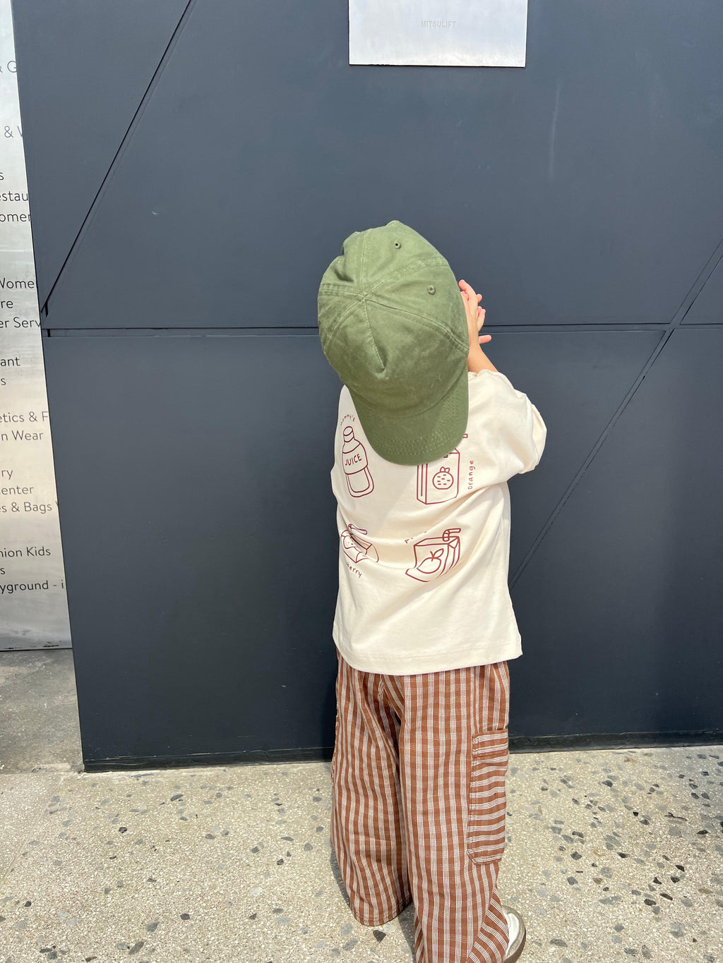 Mocha Check Cargo Pants