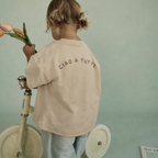 Bon Voyage Oversized t-shirt - Toasted Almond