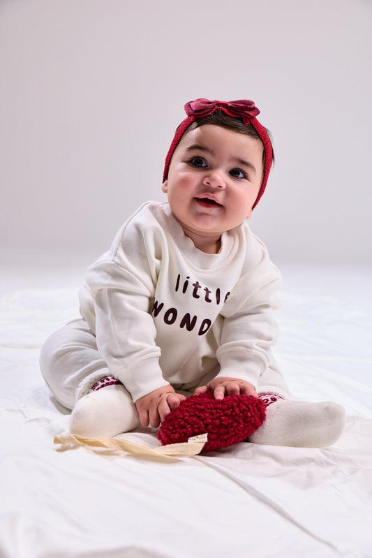 Little wonder sweatshirt - coconut milk-christmas special