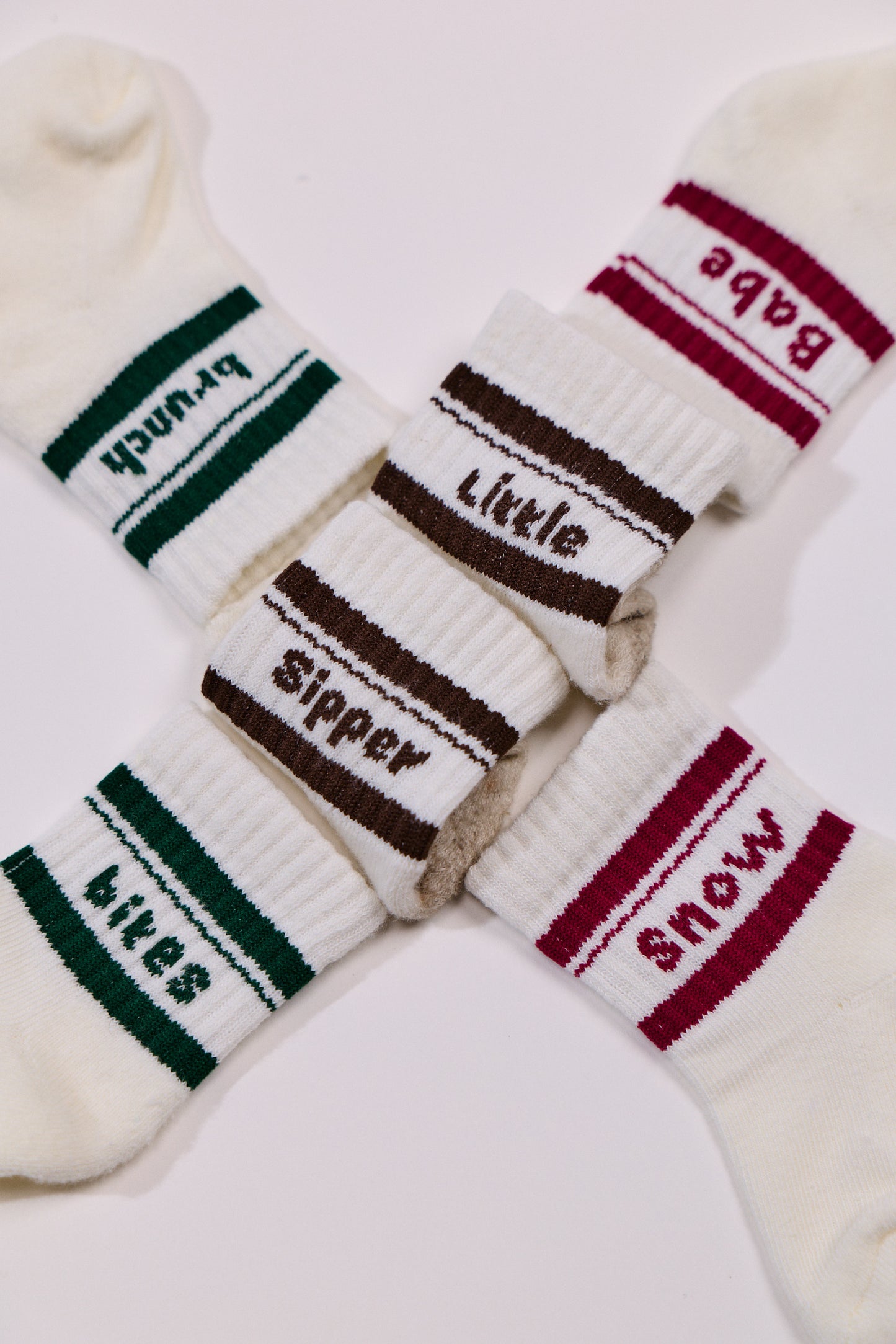 Crew socks - snow babe