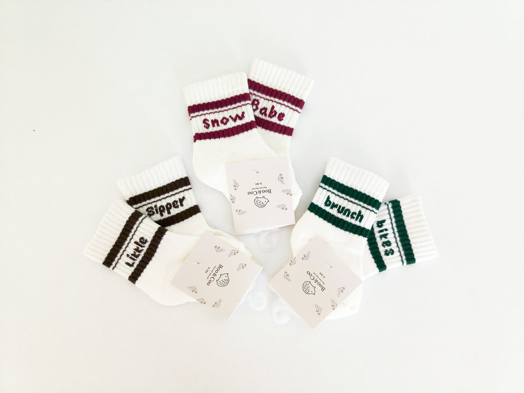 The Cozy Words Crew Socks – 3-Pair Premium Bundle
