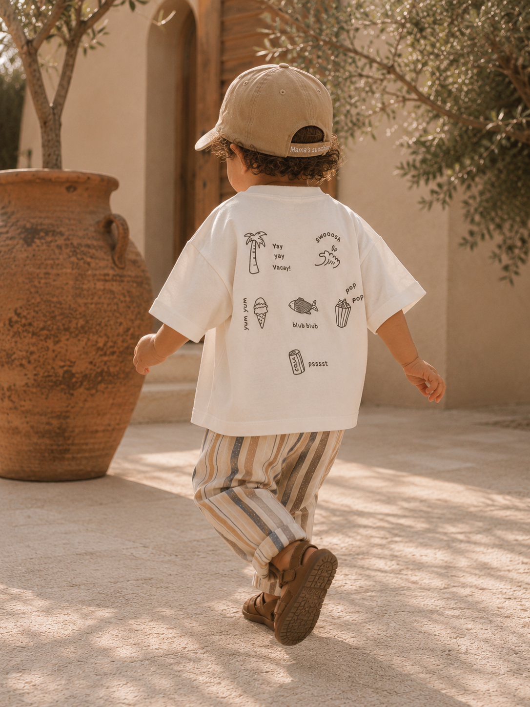 Dune Stripe Linen Pants
