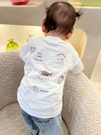 Vacaciones Oversized t-shirt - Coconut Milk