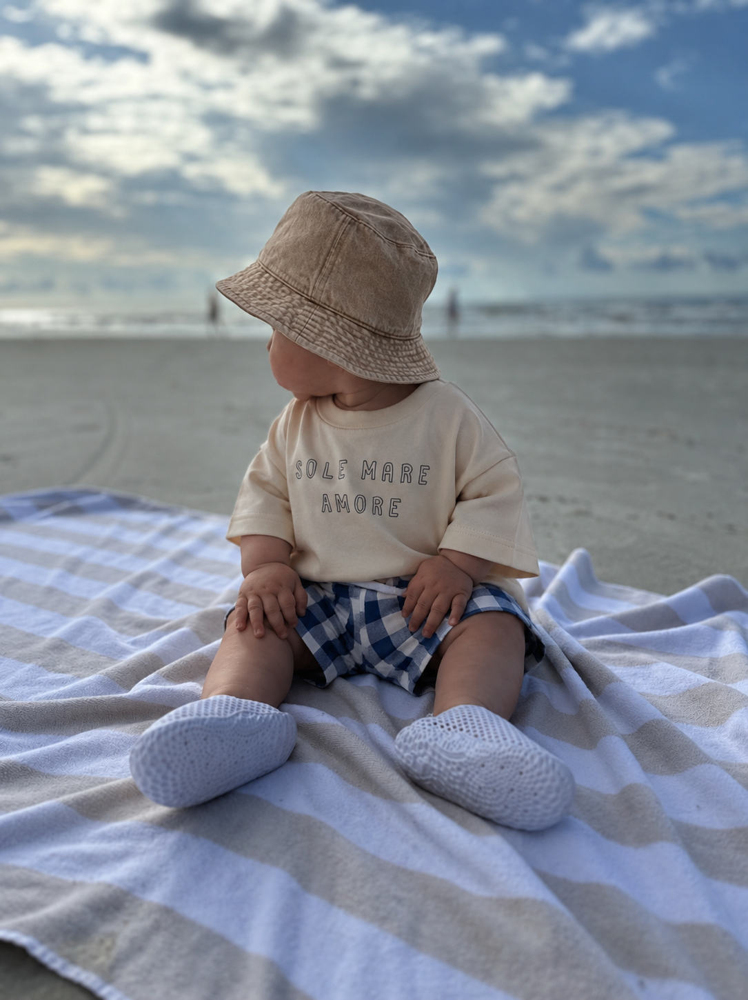 Sole Mare Amore Oversized T-shirt – Coconut Milk
