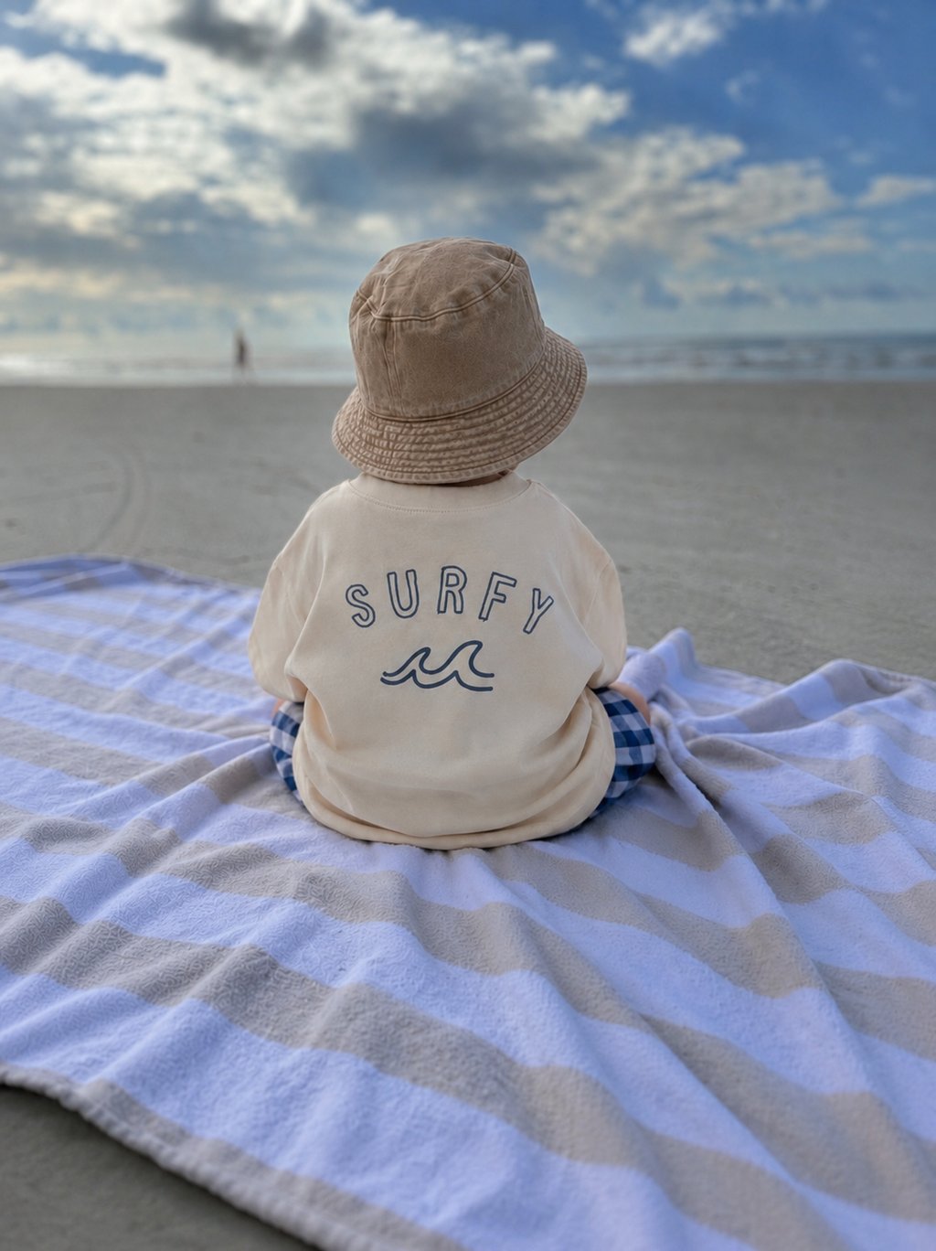 Sole Mare Amore Oversized T-shirt – Coconut Milk