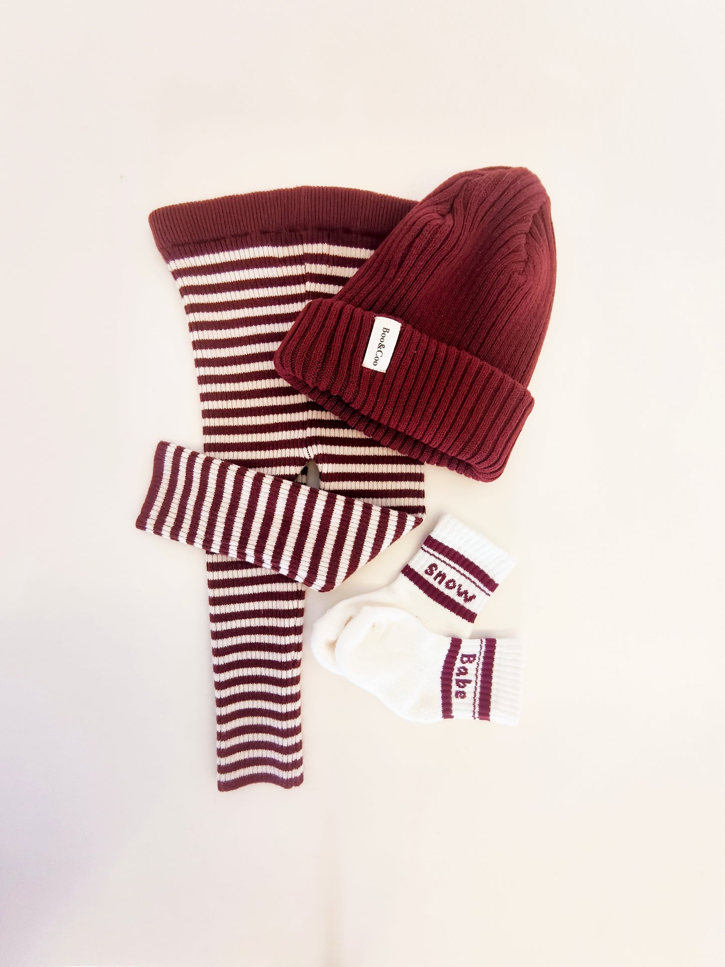 Ruby Stripe Ribbed Leggings