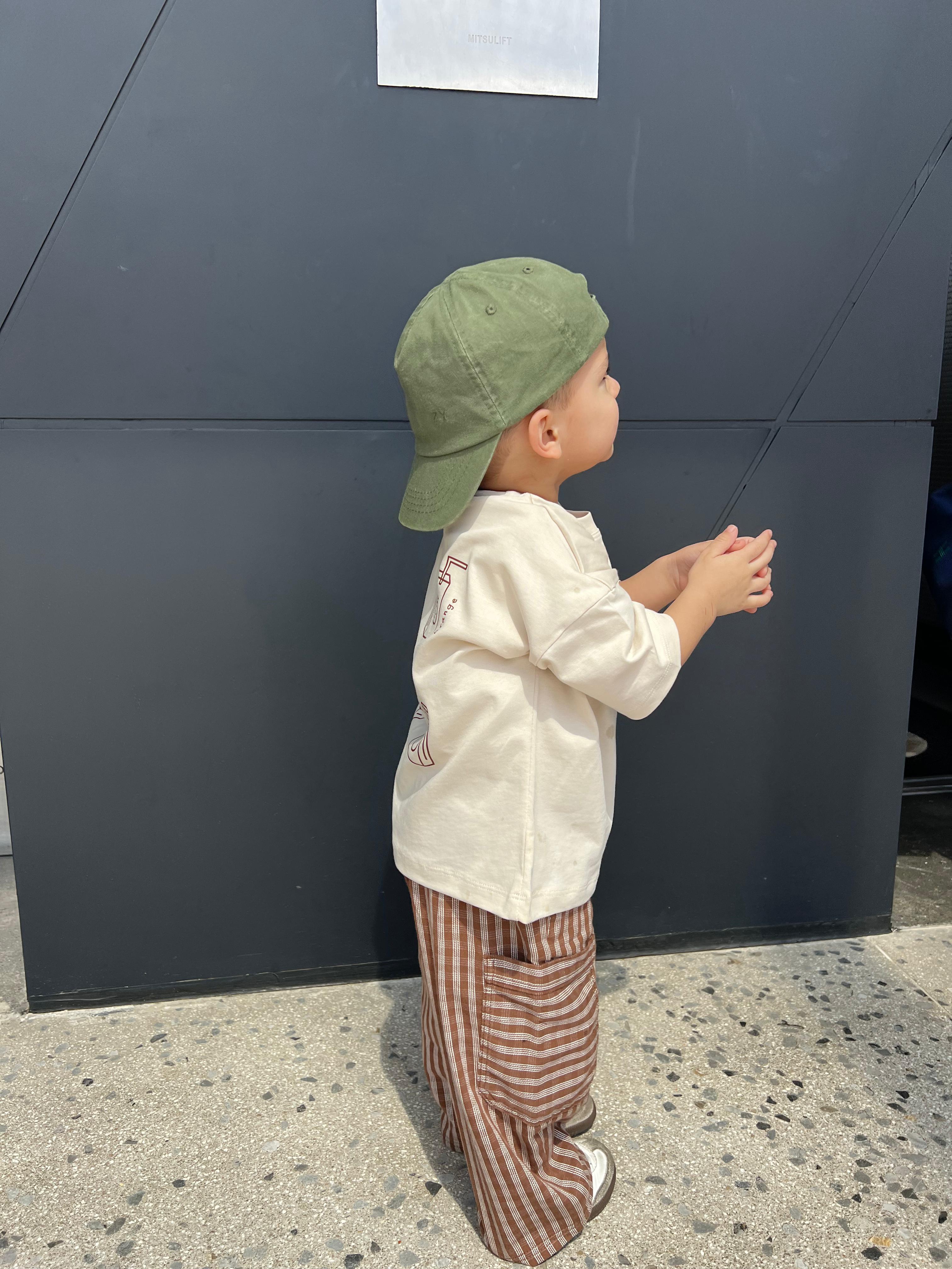 Mocha Check Cargo Pants