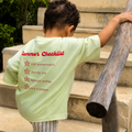 Summer Checklist Oversized T-shirt - Lemon Leaf
